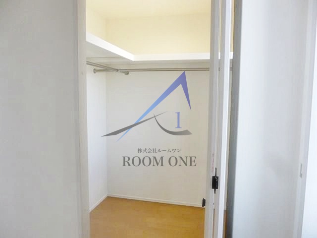 収納　ウォークインクローゼットです。