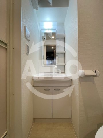 洗面設備　ヒルズ夕陽丘　洗面所