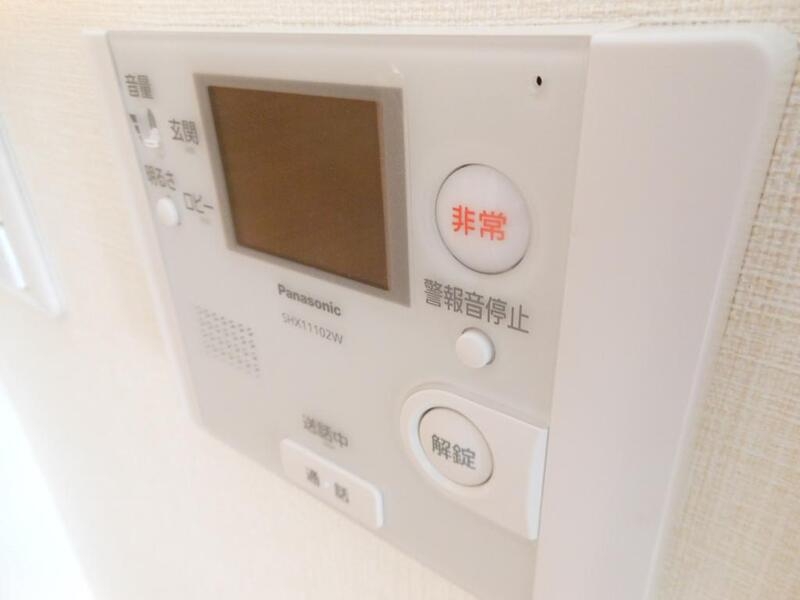 セキュリティ　ＴＶモニターホン付きです。