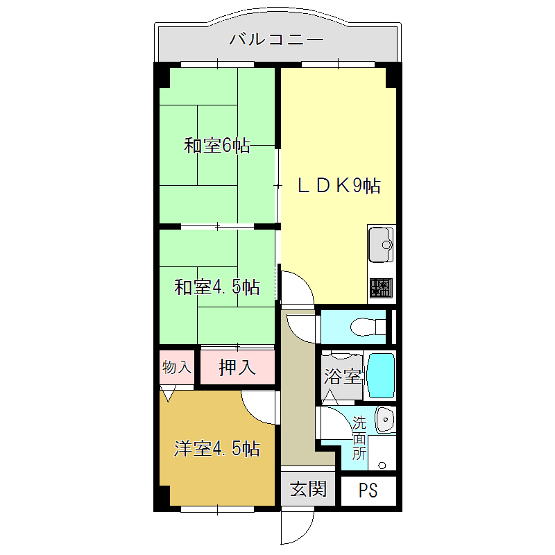 サンプラザ神楽の間取り