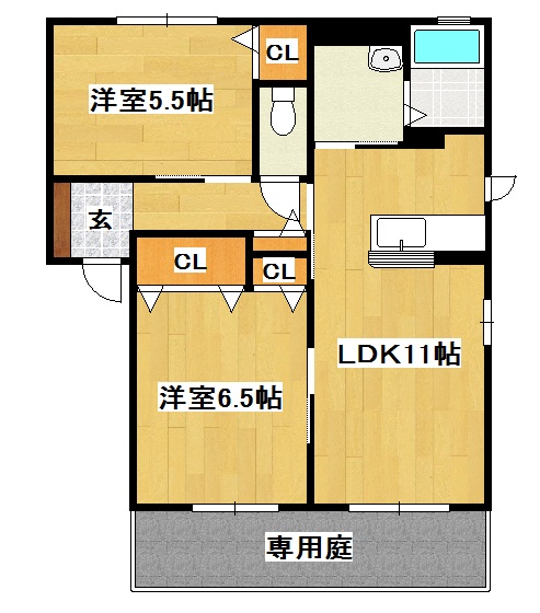 リバプールＢの間取り