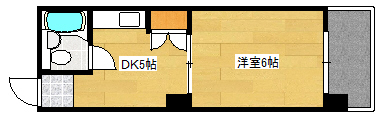 広島市西区打越町のマンションの間取り