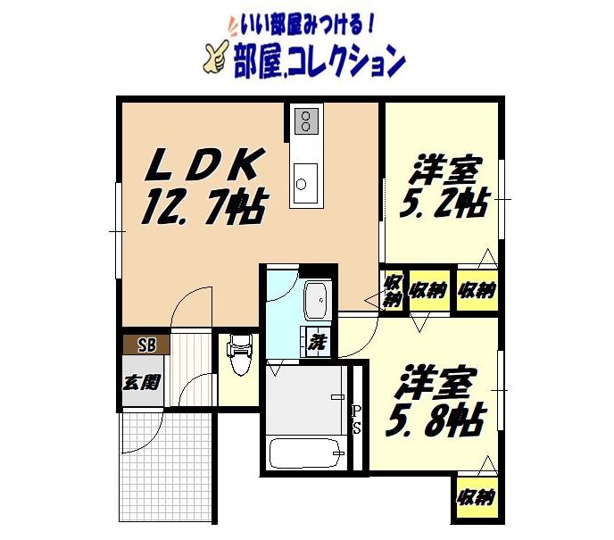 ロアーブル壱番館の間取り