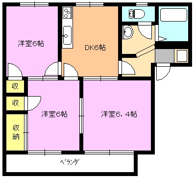 ドミール・エージェントの間取り