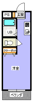 メゾンラベンダー3番館の間取り