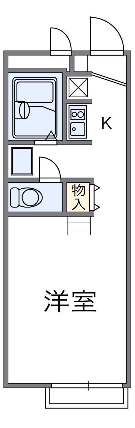 レオパレスグランシャリオの間取り