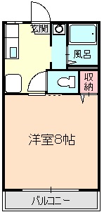 ペアシティ井手Ａの間取り