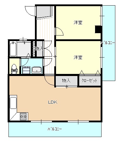 笠坊ビルの間取り