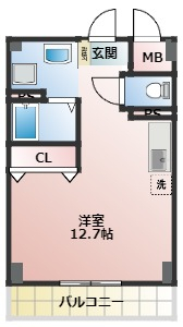 YM泉の間取り