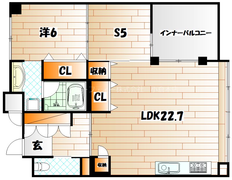 アクアサージュ大手町の間取り