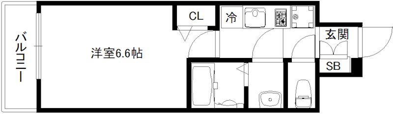 プレサンス京都二条京華の間取り