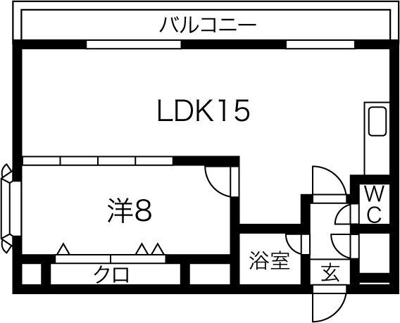 ハイフィールド88の間取り