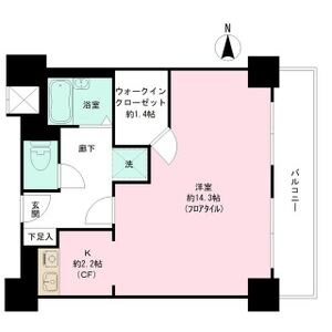 名古屋市千種区春岡のマンションの間取り