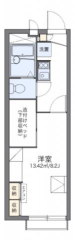 【調布市佐須町のアパートの間取り】