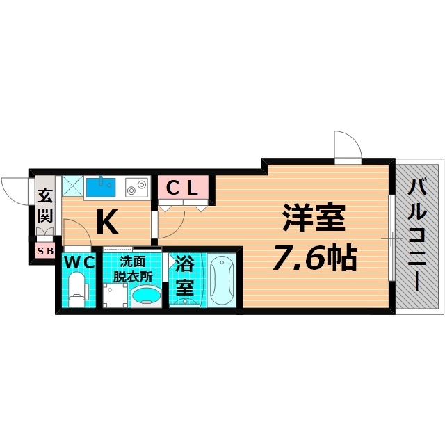 【大阪市鶴見区今津南のマンションの間取り】