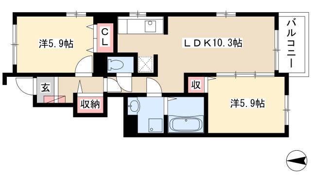 マグノリアY・M Iの間取り