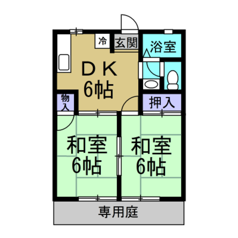 サニーコーポの間取り