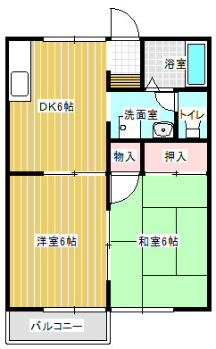 グリーンハイツの間取り