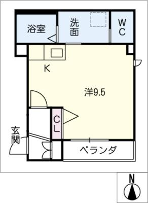 ターナ今池の間取り