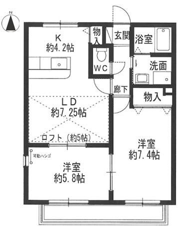 エレガンスの間取り