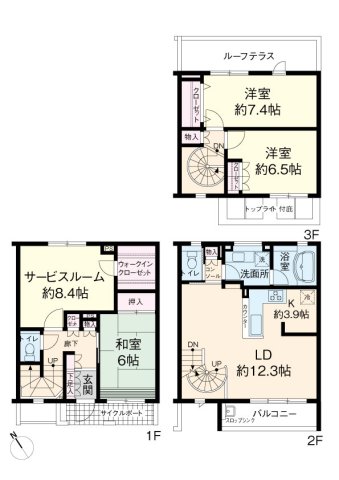 アルファヴィエント南行徳の間取り