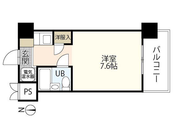 広島市西区井口のマンションの間取り