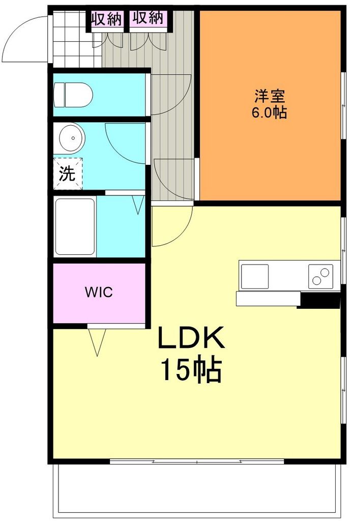 サンローズマンションの間取り