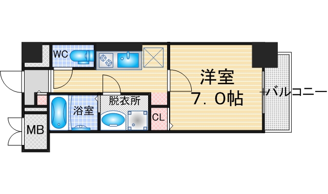 アクアコート大曽根の間取り