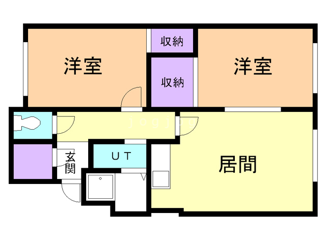 新都ハイツレジェの間取り