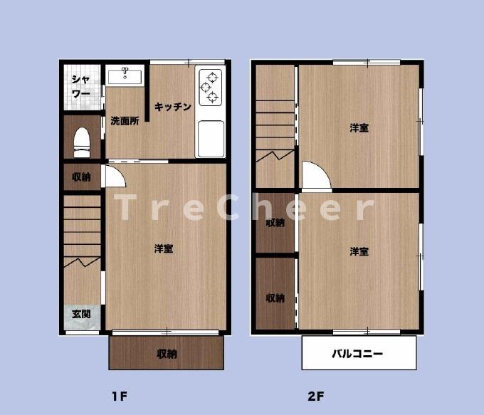 北区堀船のアパートの間取り