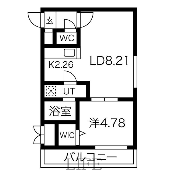 プリヴィエール旭町の間取り