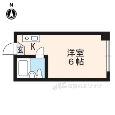 嘉門ハイツの間取り