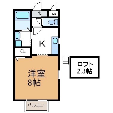 ティーワン半城土の間取り