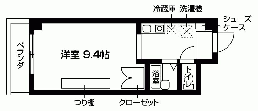 グランディール若草の間取り