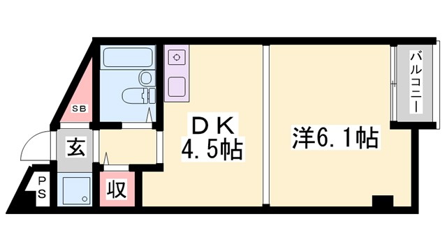 加古川ヤングパレスの間取り