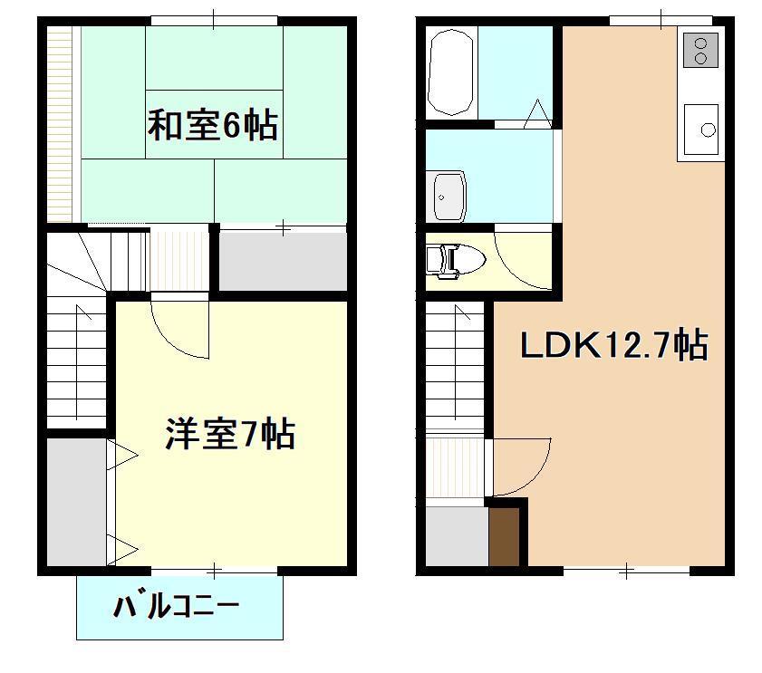 パークハイツＤの間取り