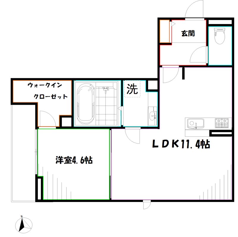 【D-ASSET小金井本町の間取り】