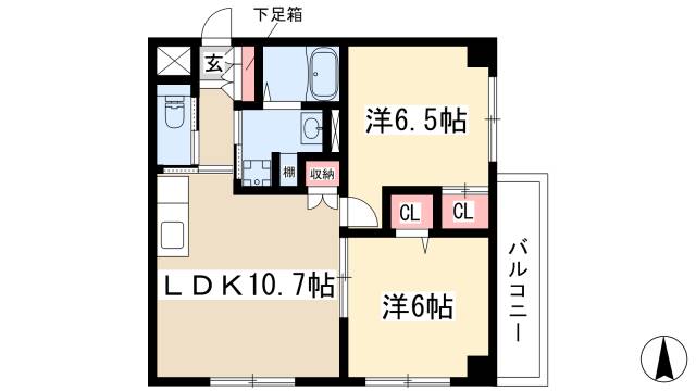 ガーディアン白金の間取り