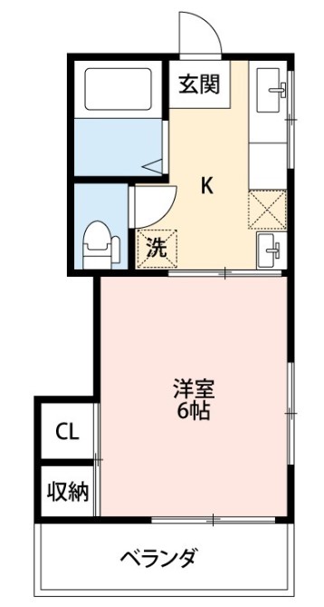 柏市永楽台のアパートの間取り