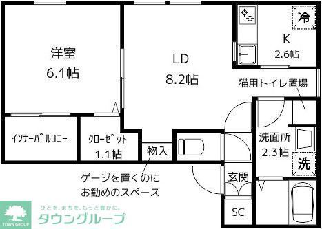 【サン・シャトンの間取り】