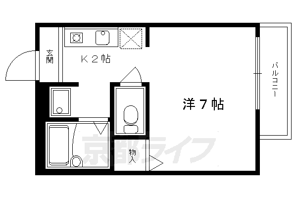 【ハーベスト宝ヶ池の間取り】