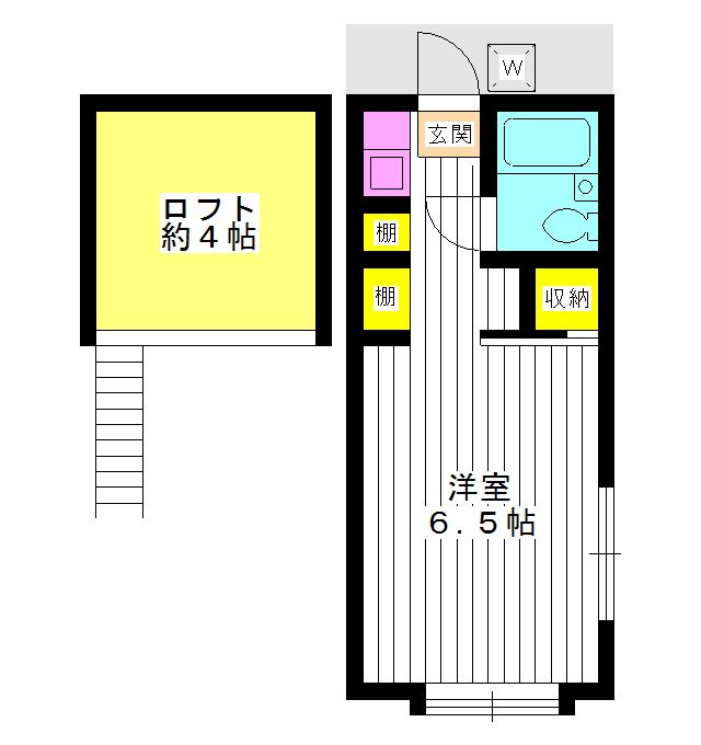 【練馬区桜台のアパートの間取り】