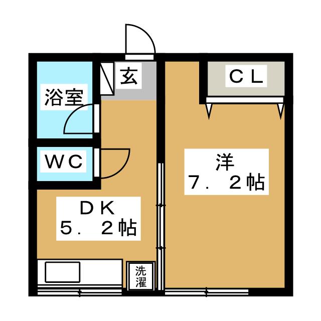 シティハイムエクセレントの間取り