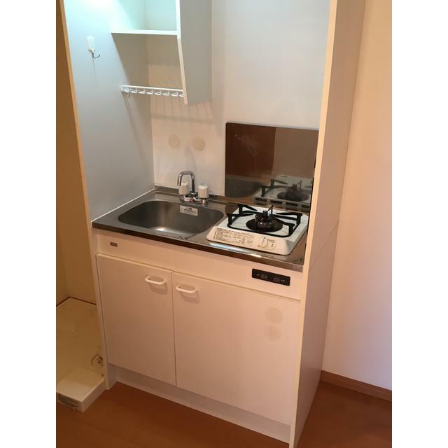 キッチン　１口ガスコンロ完備！