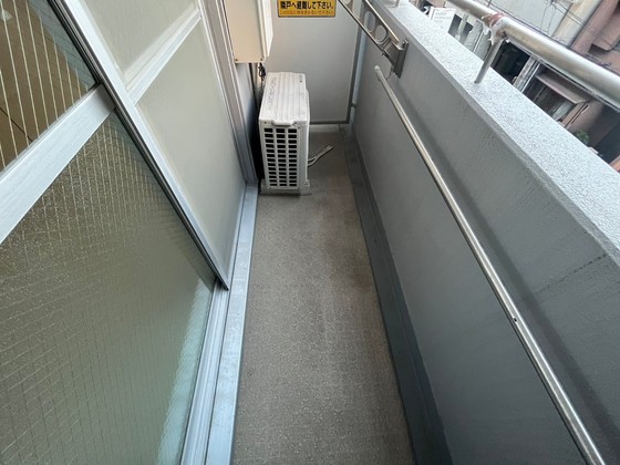 バルコニー　※別号室のお写真になります。