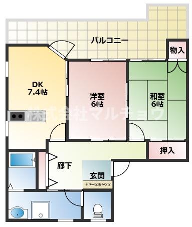 メゾン・グランブルー_間取り_0