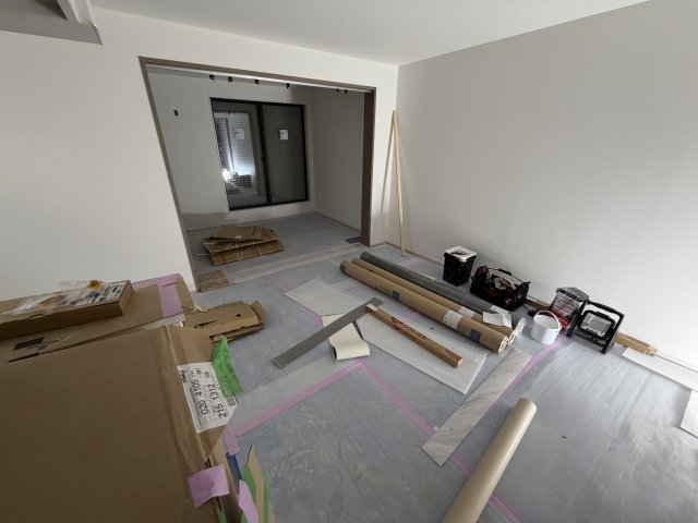 居室・リビング　建設中