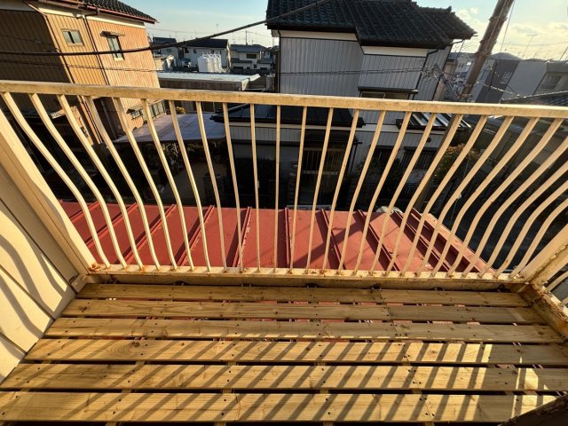 バルコニー　洗濯物が乾きやすいバルコニーです！