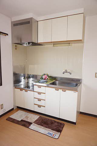 キッチン　2口コンロ設置OK♪