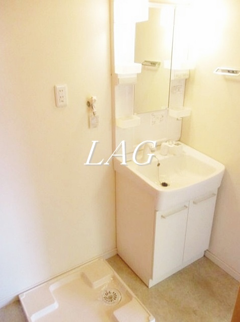 洗面設備　洗面台です。